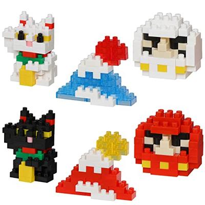 Kawada Nanoblock Mini Nano Lucky Fortune (BOX) NBMC_50S 1 BOX = 6 Pieces, 6 Types In Total