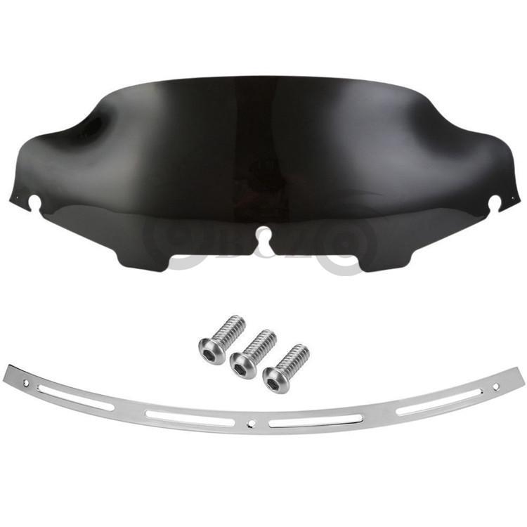 Harley Big Glide Street Glide 6" Windshield & Strip Set - Motorcycle Accessories