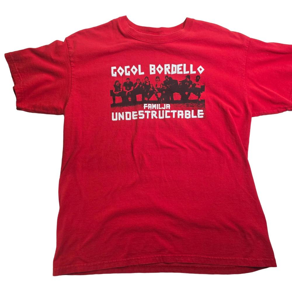 Gogol Bordello Familja Undestructible  FUlL Size S-5XL SS1181 Unisex T-Shirt XL