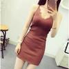 Women Cotton Knit Lace Summer Dress Long Tank Top Vest Casual Sexy Layering Outerwear