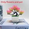 Simulated Pinus Potted Hwangshanensis Artificial Flower For Indoor Decor