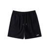 SS24 Elastic Waist Bubble Gauze Casual Shorts Men Shorts Black LMB241908203472K11000