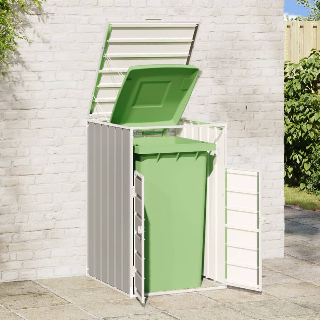 1 Ton Waste Bin Enclosure Gray 72 X 81 X 115 Cm Steel