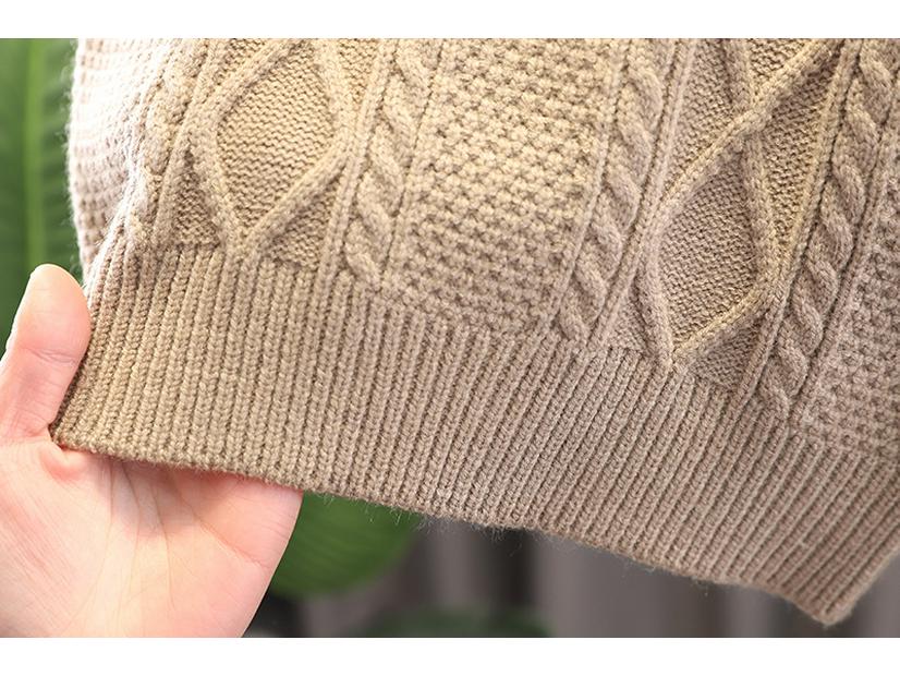 Chlapecká třídílná pletená vesta v korejském stylu: Pohledný jarní/podzimní outfit