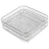 3-layers Air Fryer Rack Stackable Grilling Rack Stainless Steel Airfryer Oven Grill Steamer Cooker Kitchen Gadgets Cooking Tools