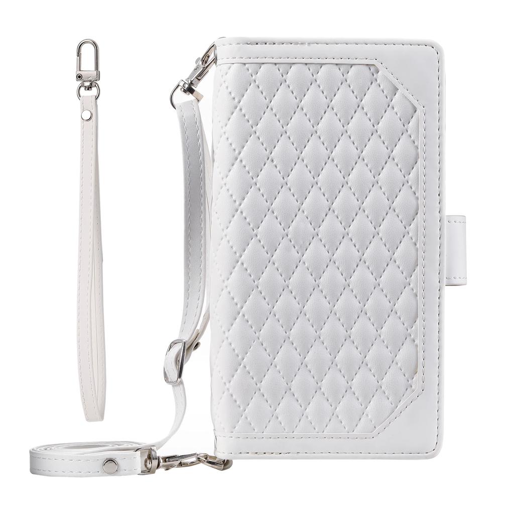 Crossbody Flip Zipper Wallet Leather Phone Case for XiaoMi RedMi Note 14 Pro Plus 14C 13 14C 12 12T 13T Poco X7Pro Lanyard Cover