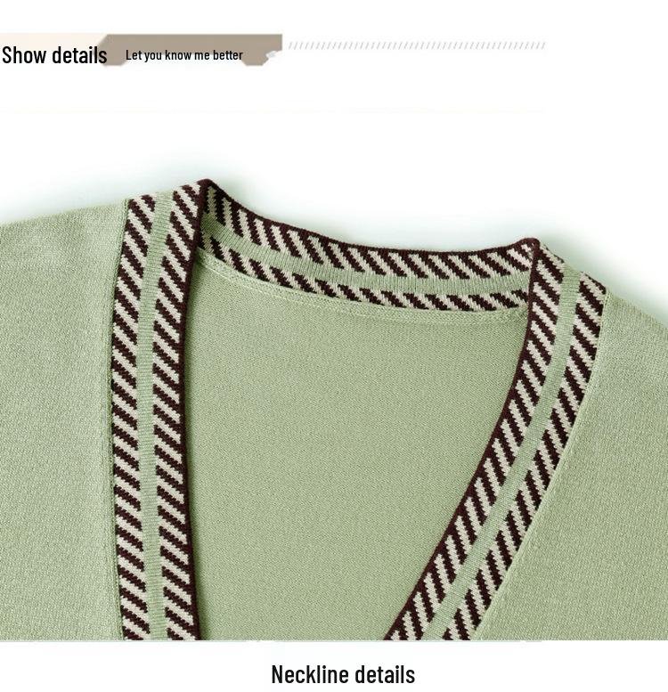Mom's 2023 Autumn Fashion Knit Top Set - Stylish Middle-aged & Elderly Two-piece for Spring and Autumn