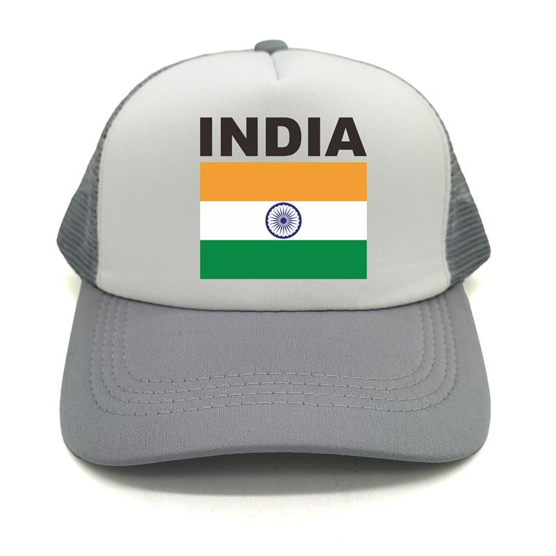 India Flag Trucker Cap Summer Unisex Cool Country Hat Baseball Caps Unisex Outdoor Mesh Net Caps