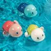 3Pack Bath Toys Floating Turtle Bath Toys with Red, Blue,Green Turtles  Safe Non Toxic Baby Bathtub,Pool Swim Learning Toys for Toddlers 1-3 Years Old