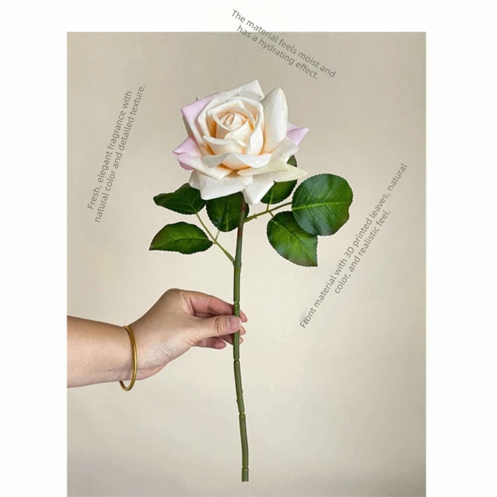 Real Touch Rose Artificial Flower Multicolor Lifelike Rose Flower Faux Flower Home Decoration