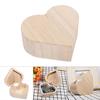 New Lovely Wooden Heart Shaped Jewelry Storage Box Packaging Carrying Case Craft Decoration Hot