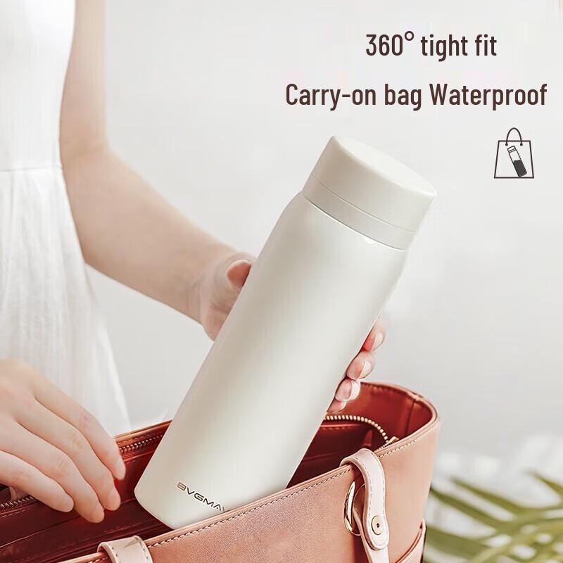 Baoweima 380ml Stainless Steel Thermos with Tea Infuser