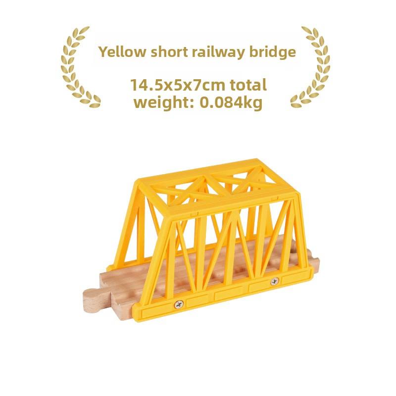 All Kinds Wooden Bridge Wooden Train Track Accessories Suspension Bridge fit for Brand Wooden Railway Tracks Toys for Children