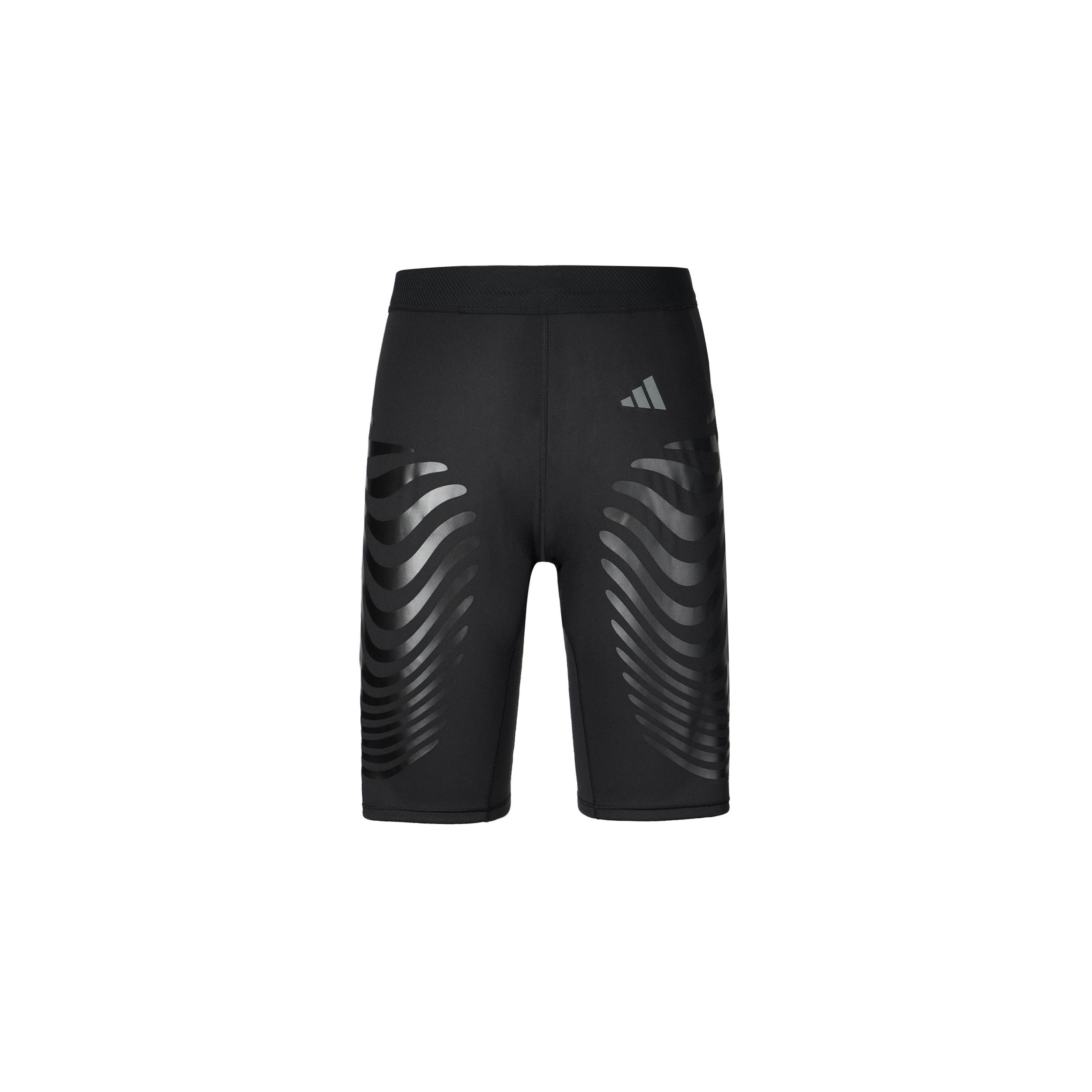 adidas Adizero Control Running Short Tights Asia Sizing  Black  Men s IK9716 XL