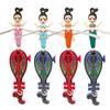 Flying Dolls Dancers Fairy Disc Spinner Toy 1Pcs Cartoon Gift for Kids Hand Throw Outdoor Game Park Fun