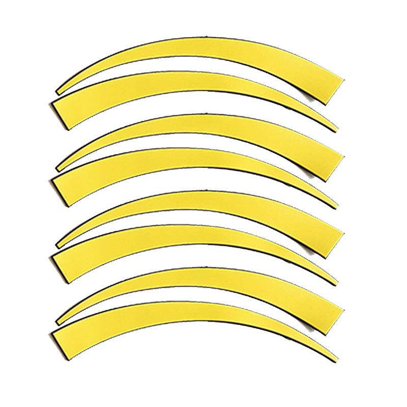 

Декоративная наклейка на лезвие шины (цельная): Мягкие ПВХ резиновые надписи для модификации автомобиля White Strip