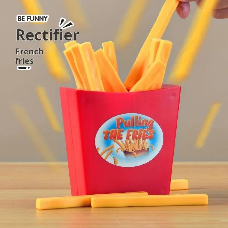 ~Flyingfrench fries Desktop game.puzzle for parent-child interaction tabletop game party props bounce french fries for kids gift