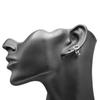 TIFFANY&Co. Open Heart Earring Silver925 2.5g Women Used