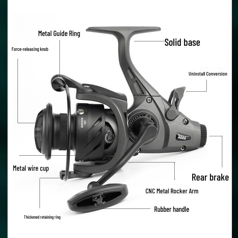 BR Series Front/Rear Brake Carp Fishing Spinning Reel