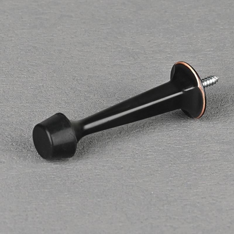Zinc Alloy Door Stoppers Wall Mounted Door Stop Protectors Wall Protectors Door Hardware for Indoor Outdoor Enduring