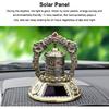 Buddhist Solar Spinning Prayer Wheel, Silent Tibetan Prayer Wheel - Om Mani Padme Hum, Table Top Decorations Ornaments for