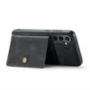 JEEHOOD J01 For Samsung Galaxy S24 Case Card Holder Kickstand Leather+TPU Retro Phone Cover