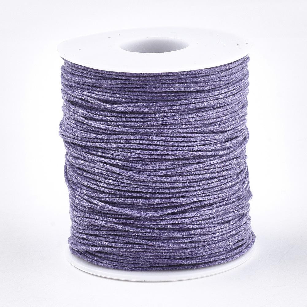 Wenwan Korean Wax Thread Leather Cord for DIY Bracelet and Necklace Crafting