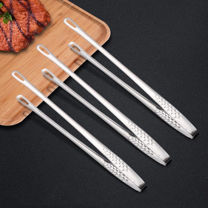 Stainless steel Korean barbecue clip Kitchen buffet Hotel food clip Outdoor barbecue clip Steak clip Bread clip
