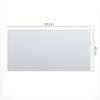 Mouse Pad for Desk, Keyboard and Laptop, White, 90x45 cm