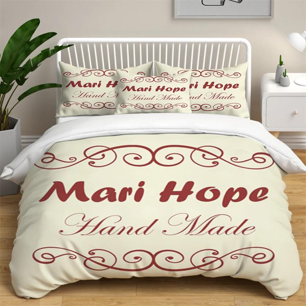 Mr And Mrs Couple Duvet Cover For Women Girls Romantic Valentines Gift Microfiber Quilt Cover For Bedroom Decoration Queen King