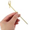 100pcs 9/12/15cm Cocktail Bamboo Skewers Looped Knot Cocktail Picks  Party Decorative
