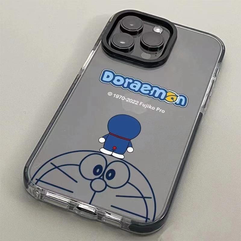 Cartoon Doraemon is suitable for 15pro iPhone case iPhone14plus simple 13promax soft x Apple 7/8