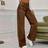 Women's High Waist Washed Women's Jeans Fashionable Versatile Straight Leg Pants
