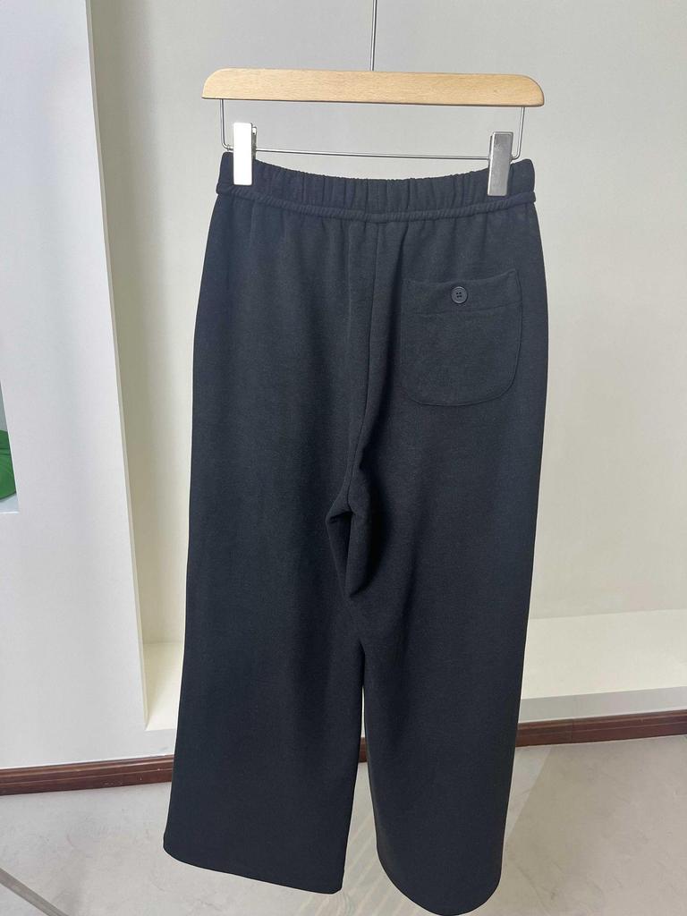 Damen Freizeit-Herbsthose mit weitem Bein und Fleece-Futter