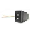 1PC LED DRL Light Radar Power On Off Camera Rearview Mirror Front Rear Fog Lamp Switch Button With Wire For Isuzu KV100 700P