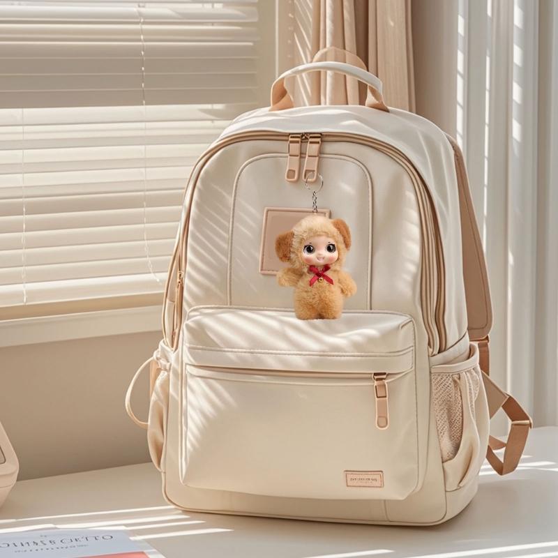 Cartoon Soft Doll Keychain With PP Cotton Filling For Keys Bags And Backpacks Multiple Color Trendy Car Decoration