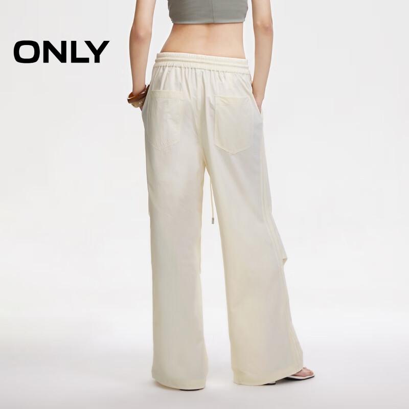 ONLY Women's High-Waist Pleated Cargo Pants