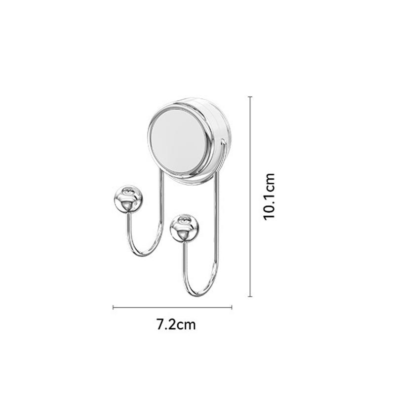 Multi-function Suction Cup Hooks No Punching Wall Hooks for Hanging Clothes Hat Towel Strong Load Bearing Bathroom Kitchen Hooks