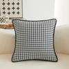 45X45Cm New Luxury Chenille Cushion Cover Nordic Black White Modern Abstract Geometry Patterns Sofa Office Pillowcase Home Decor