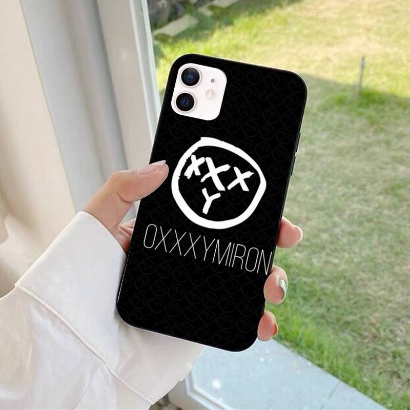 FHNBLJ Oxxxymiron Phone Case for iPhone 11 12 13 Mini Pro Max 8 7 6 6S Plus X 5 SE 2020 XR XS Funda Case