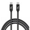 USB4 Thunderbolt 4 High-Definition 8K Kabel, 40G Datenübertragung, 240W Dual Typ-C, Versilbertes Koaxialkabel