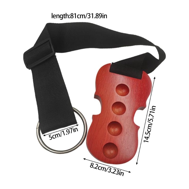 Ergonomická protiskluzová podložka pod cello vyrobená z masivního dřeva pro bezpečné umístění a dlouhodobé používání