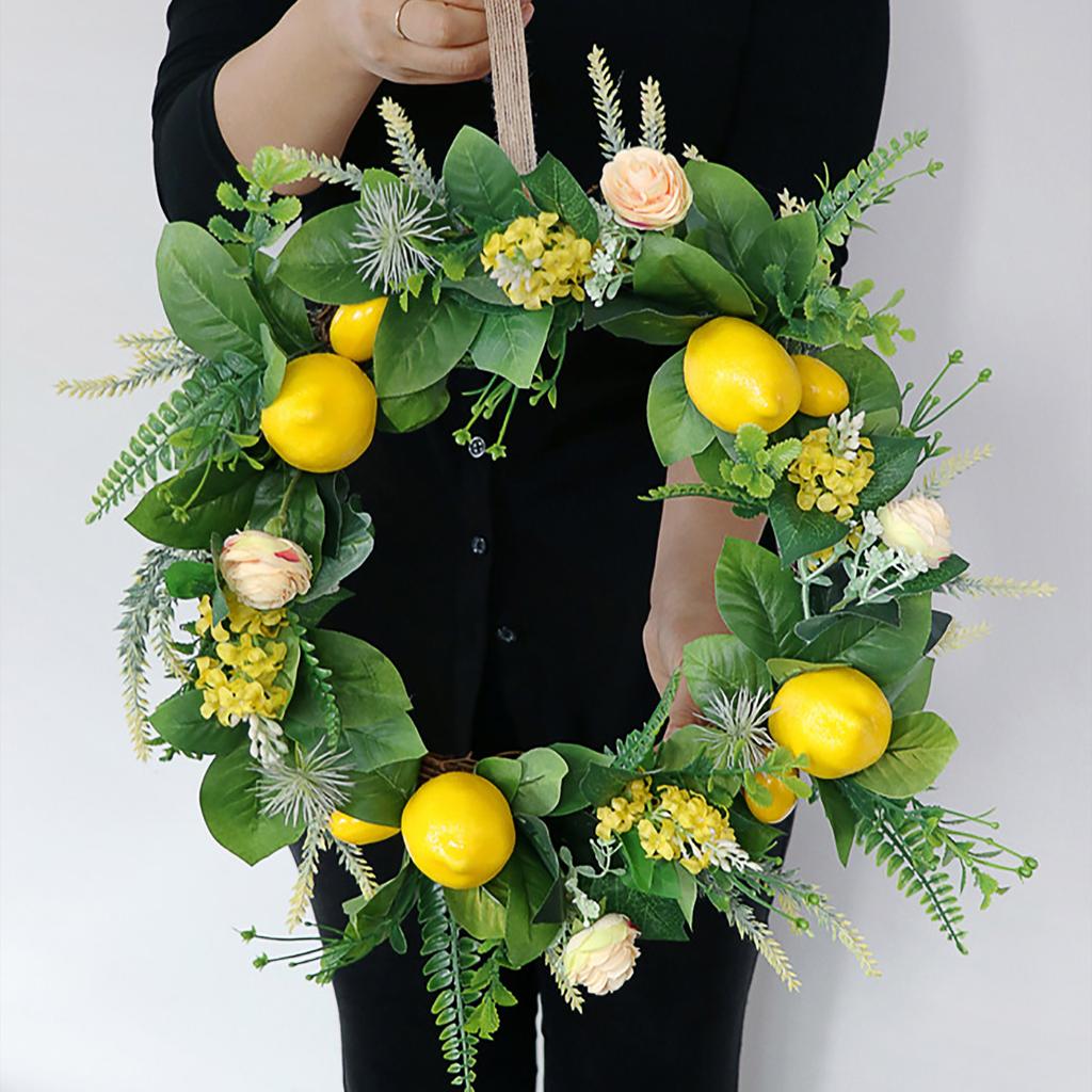 Wreath Cute Shape Handmade Home Decoration Pendant Hanging Wreath for Living Rooms Bedrooms