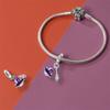 Popular Copper Purple Flying Witch, Hat & Magic Book World Dangle Charm Fits Original Bracelet Diy Halloween Charm