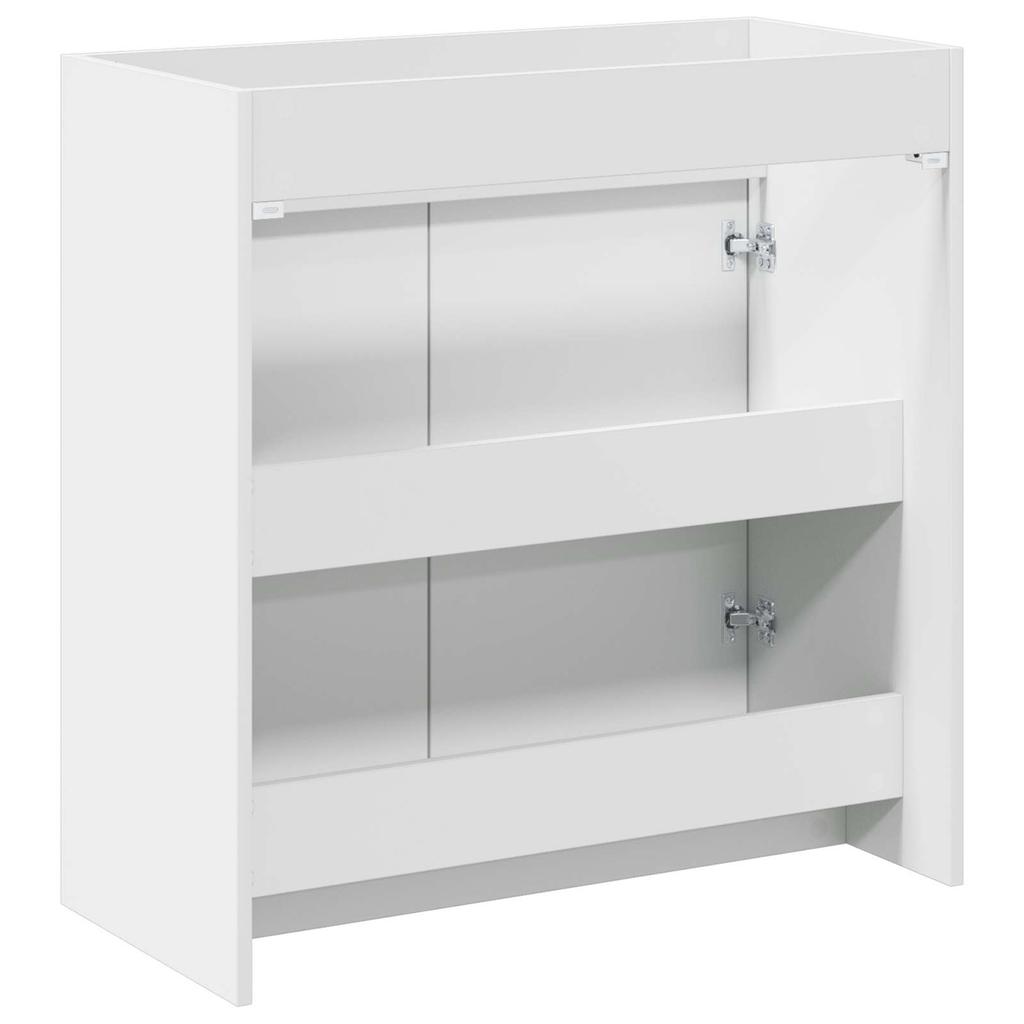 Bathroom Vanity Unit White 78.5 X 37.5 X 81 Cm Particleboard