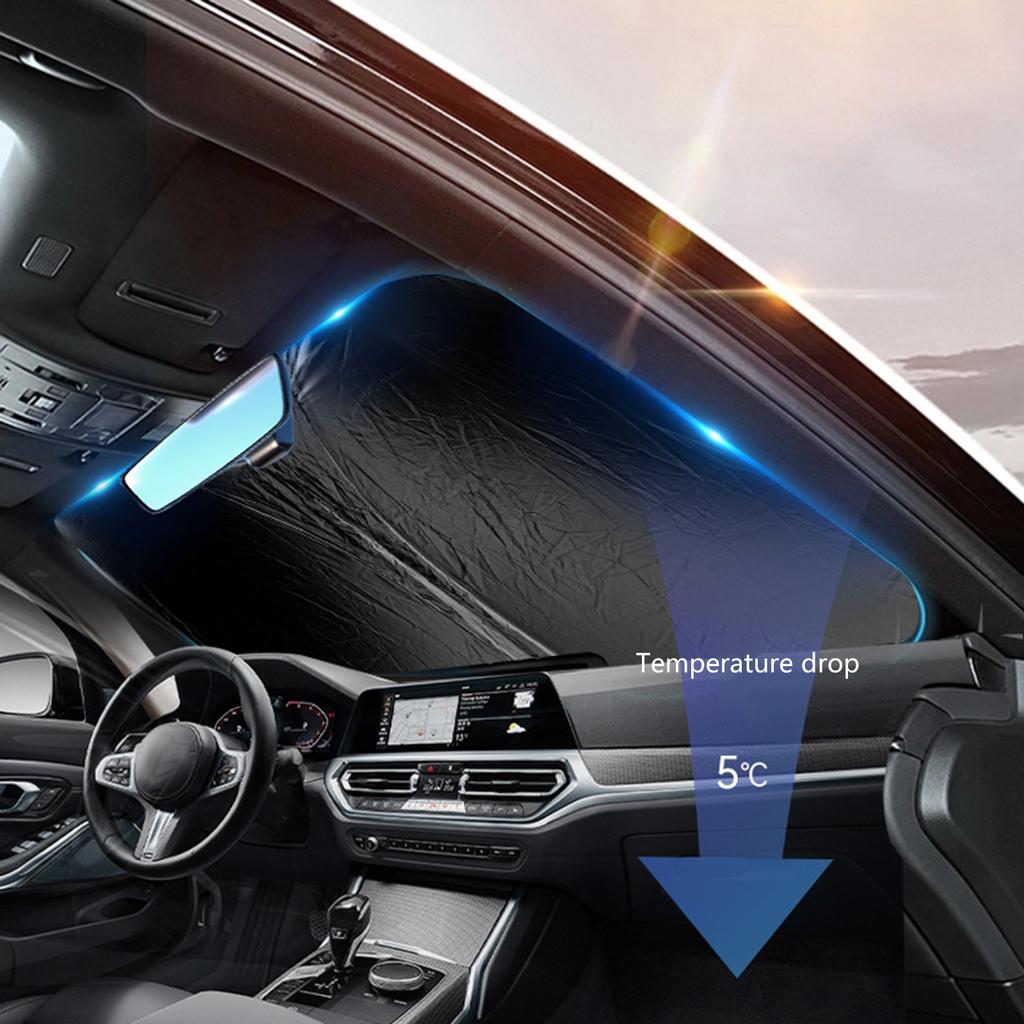 Pokrowiec na przednią szybę samochodową Osłona przeciwsłoneczna Parasol Składana osłona przeciwsłoneczna Blok UV Ochrona przedniej szyby pojazdu przed ciepłem