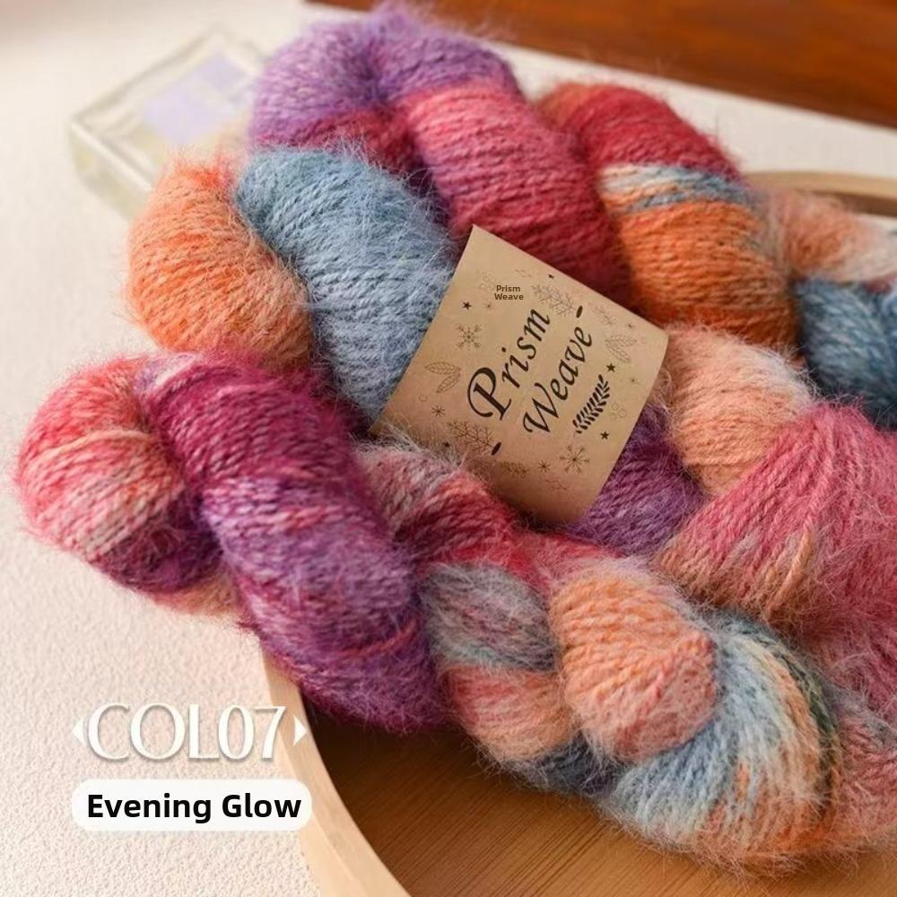 Gradient Color Wool Blend Yarn Blend Material Gradient Knitted Yarn DIY Scarf, Hat, Sweater