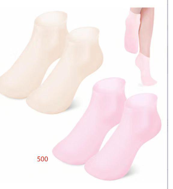 

Силіконові зволожуючі водонепроникні шкарпетки-маски для ніг для пом якшення мозолів і кутикули