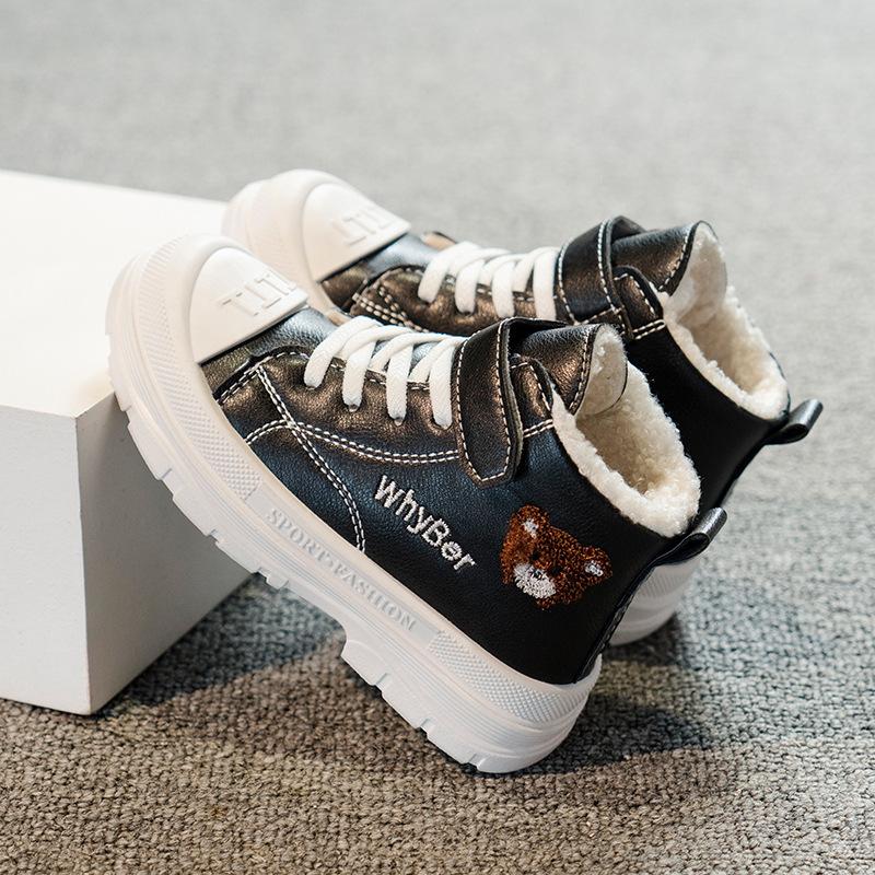 Foreign Trade Cross-border Cotton Shoes Children's Cute Bear Snow Cotton Shoes