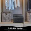 3 Pcs Extremely Large Clothes Storage Bin Foldable Quilt Pants Sweater Organizer Box Bedroom Closet Wardrobe Organizer